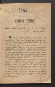 Odgovor 