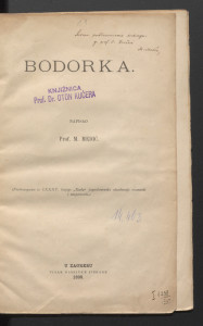 Bodorka / napisao M. Medić.