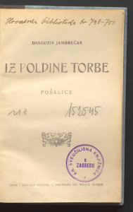 Iz Poldine torbe / Dragutin Jambrečak.