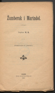 Žumberak i Marindol / napisao N. B. 