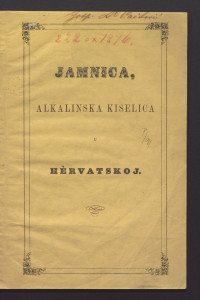 Jamnica, alkalinska kiselica u Hèrvatskoj. 