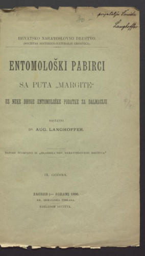 Entomološki pabirci sa puta 