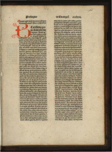 Biblia. [Acc. Notitia librorum Bibliae Menardi monachi].