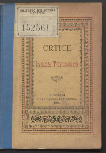 Crtice / Ivana Tomašića.