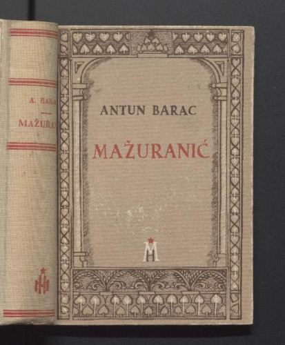 Mažuranić / Antun Barac.