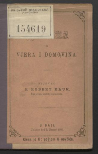 Juditha ili vjera i domovina  / spjevao Robert Kauk