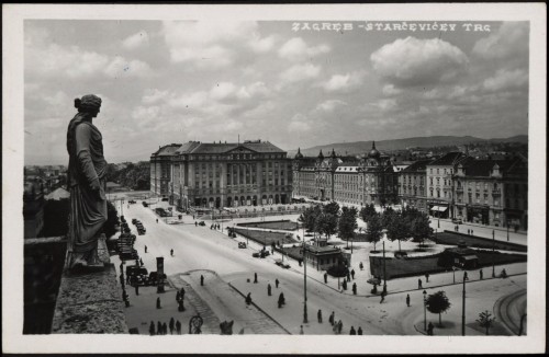 Zagreb : Starčevićev trg.