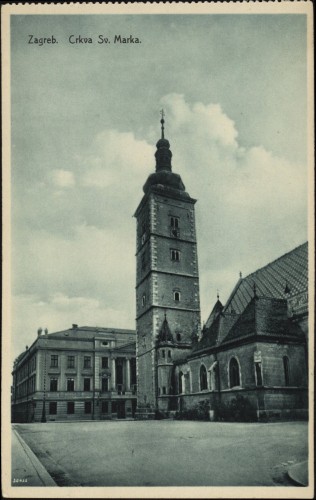 Zagreb : Crkva Sv. Marka.