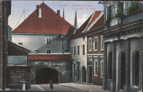 Zagreb   : Agram : Kamenita vrata = La porte de pierre.
