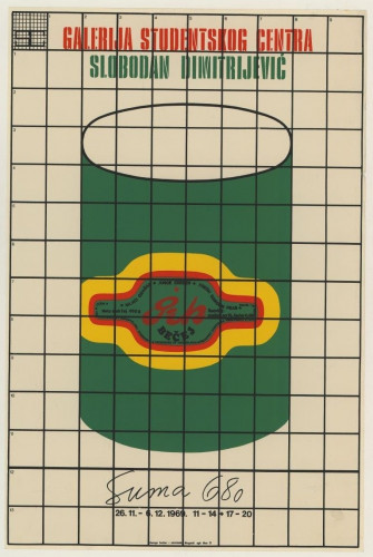 Slobodan Dimitrijević : Galerija Studentskog centra / design [Boris] Bućan.