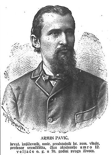 Armin Pavić (29. 3. 1844.–11. 2. 1914.), književni povjesničar