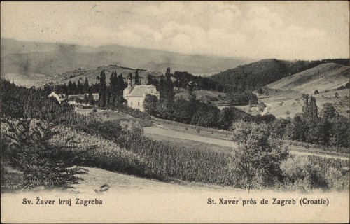 Sv. Žaver kraj Zagreba   : St. Xaver prés de Zagreb (Croatie).