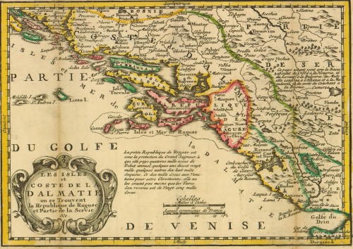 Les isles et coste de la Dalmatie ou se trouvent la Republique de Raguse et partie de la Servie & c.   / [Hendrik de Leth].