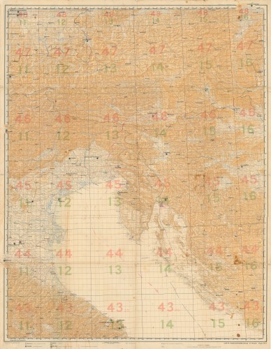 Carta radiogoniometrica d'Italia   : foglio no 3  / ufficio cartografico del Touring club Italiano.