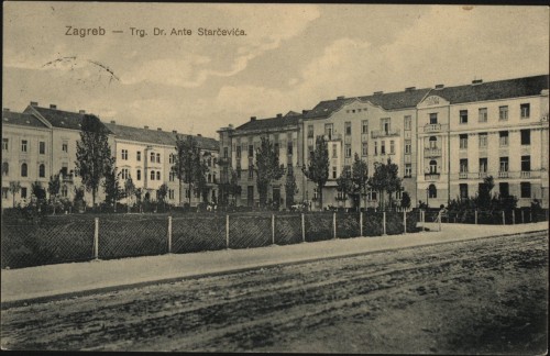 Zagreb : Trg dr. Ante Starčevića.