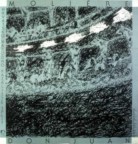 Moliere: Don Juan : Hrvatsko narodno kazalište, Split / [dizajn] Boris Bućan.