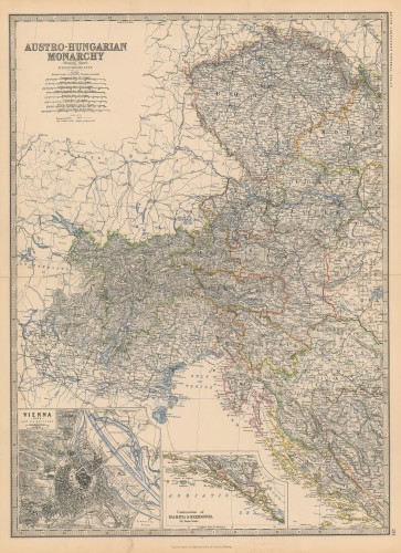 Austro-Hungarian monarchy   : western sheet  / by Keith Johnston.