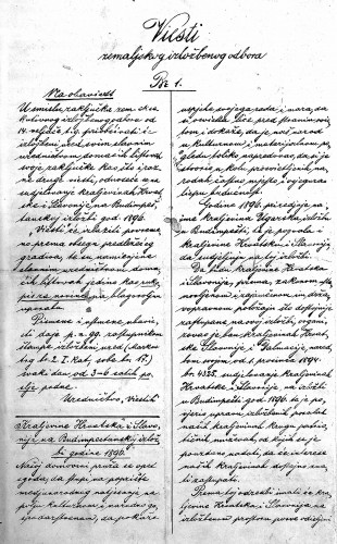 Viesti zemaljskog izložbenog odbora / odgovorni urednik Ivo Malin.