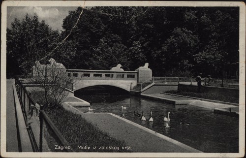 Zagreb   : Motiv iz zološkog vrta.