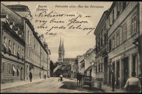 Zagreb (Croatie) : Petrinjska ulica = Rue des Petrinjiens.