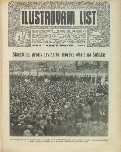 Ilustrovani list : 1,12(1914) / odgovorni urednik Dragutin Balog.