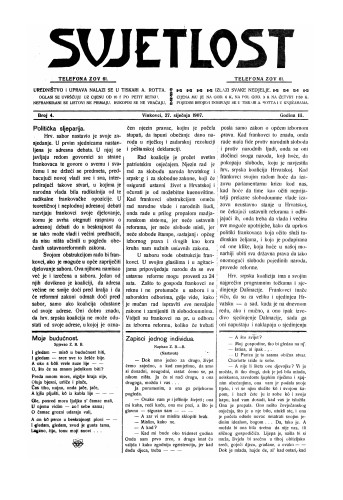 Svjetlost : 3,4(1907) / odgovorni urednik Antun Rott.