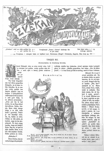 Zvekan : humoristički list : 6,24(1895) / odgovorni urednik August Šek.