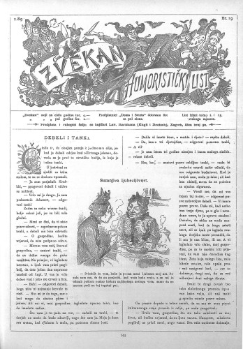 Zvekan : humoristički list : 10,19(1899) / odgovorni urednik Vojko Vezmar.