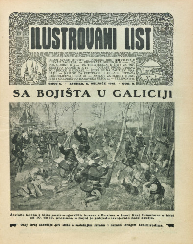 Ilustrovani list : 2,6(1915) / odgovorni urednik Dragutin Balog.