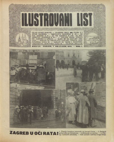 Ilustrovani list : 1,31(1914) / odgovorni urednik Dragutin Balog.