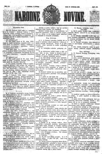 Narodne novine : 16,243(1850) / učrednik Ljudevit Gaj.
