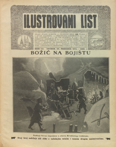 Ilustrovani list : 1,52(1914) / odgovorni urednik Dragutin Balog.