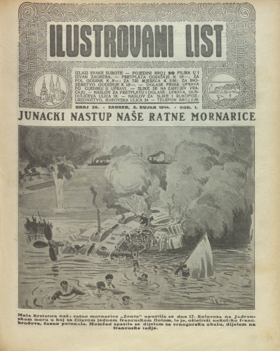 Ilustrovani list : 1,36(1914) / odgovorni urednik Dragutin Balog.