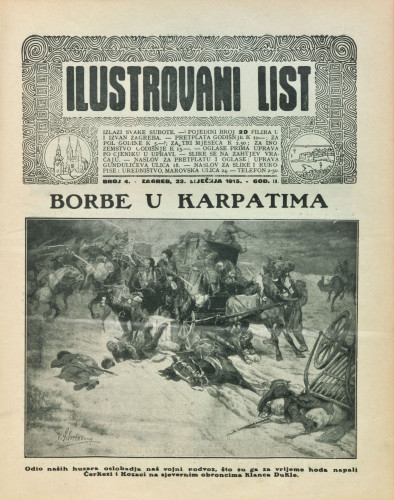 Ilustrovani list : 2,4(1915) / odgovorni urednik Dragutin Balog.