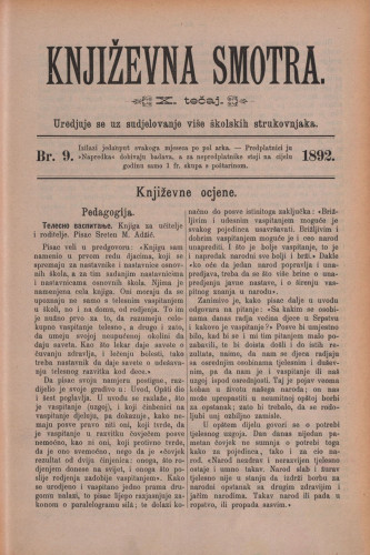 Književna smotra : mjesečna priloga k 