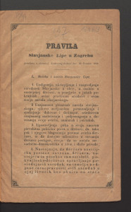 Pravila Slavjanske Lipe u Zagrebu 