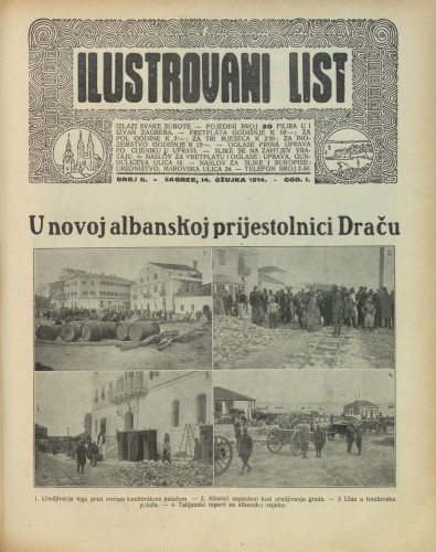 Ilustrovani list : 1,11(1914) / odgovorni urednik Dragutin Balog.