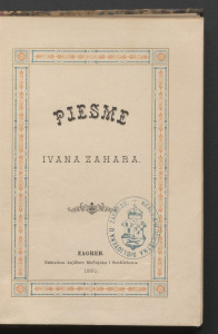 Pjesme Ivana Zahara. 
