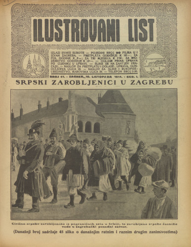 Ilustrovani list : 1,41(1914) / odgovorni urednik Dragutin Balog.