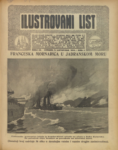 Ilustrovani list : 1,40(1914) / odgovorni urednik Dragutin Balog.