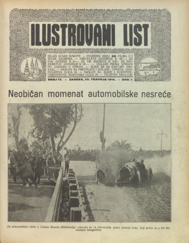 Ilustrovani list : 1,17(1914) / odgovorni urednik Dragutin Balog.