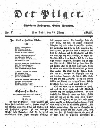 Der Pilger : 7,7(1847)