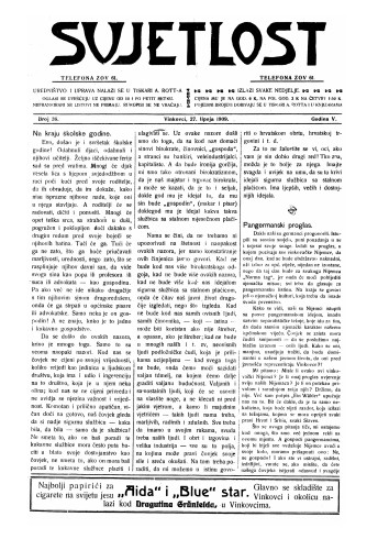 Svjetlost : 5,26(1909) / odgovorni urednik Antun Rott.