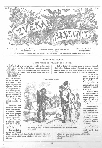 Zvekan : humoristički list : 6,21(1895) / odgovorni urednik August Šek.