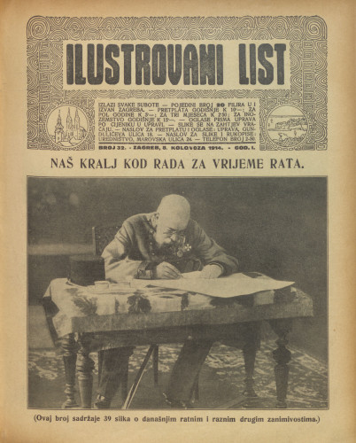 Ilustrovani list : 1,32(1914) / odgovorni urednik Dragutin Balog.