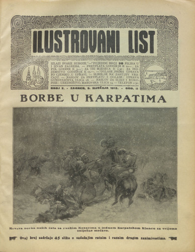 Ilustrovani list : 2,2(1915) / odgovorni urednik Dragutin Balog.