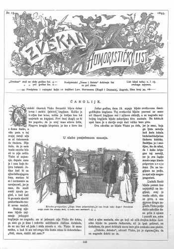 Zvekan : humoristički list : 6,19(1895) / odgovorni urednik August Šek.