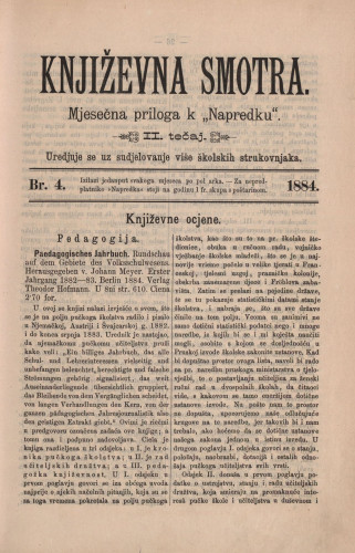 Književna smotra : mjesečna priloga k 