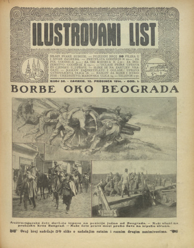Ilustrovani list : 1,50(1914) / odgovorni urednik Dragutin Balog.