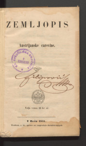 Zemljopis Austrijanske Carevine. 